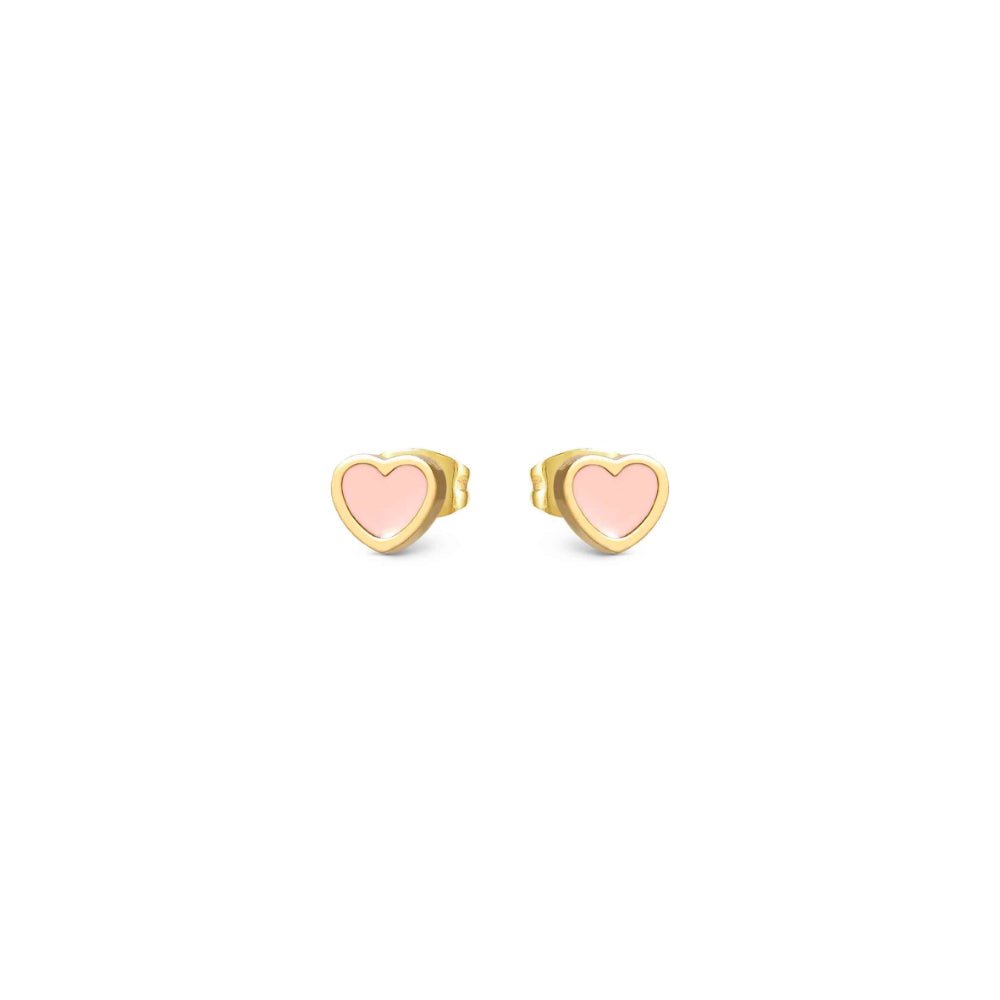 Nomination Emosfere Yellow PVD White Heart Stainless Earrings - MococoNomination134219/0368033497561831Earrings