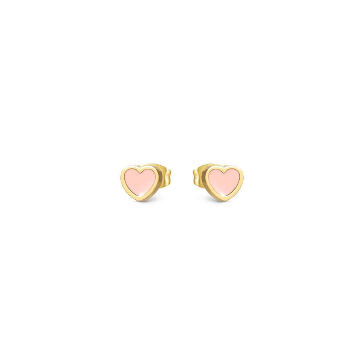 Nomination Emosfere Yellow PVD White Heart Stainless Earrings - MococoNomination134219/0368033497561831Earrings