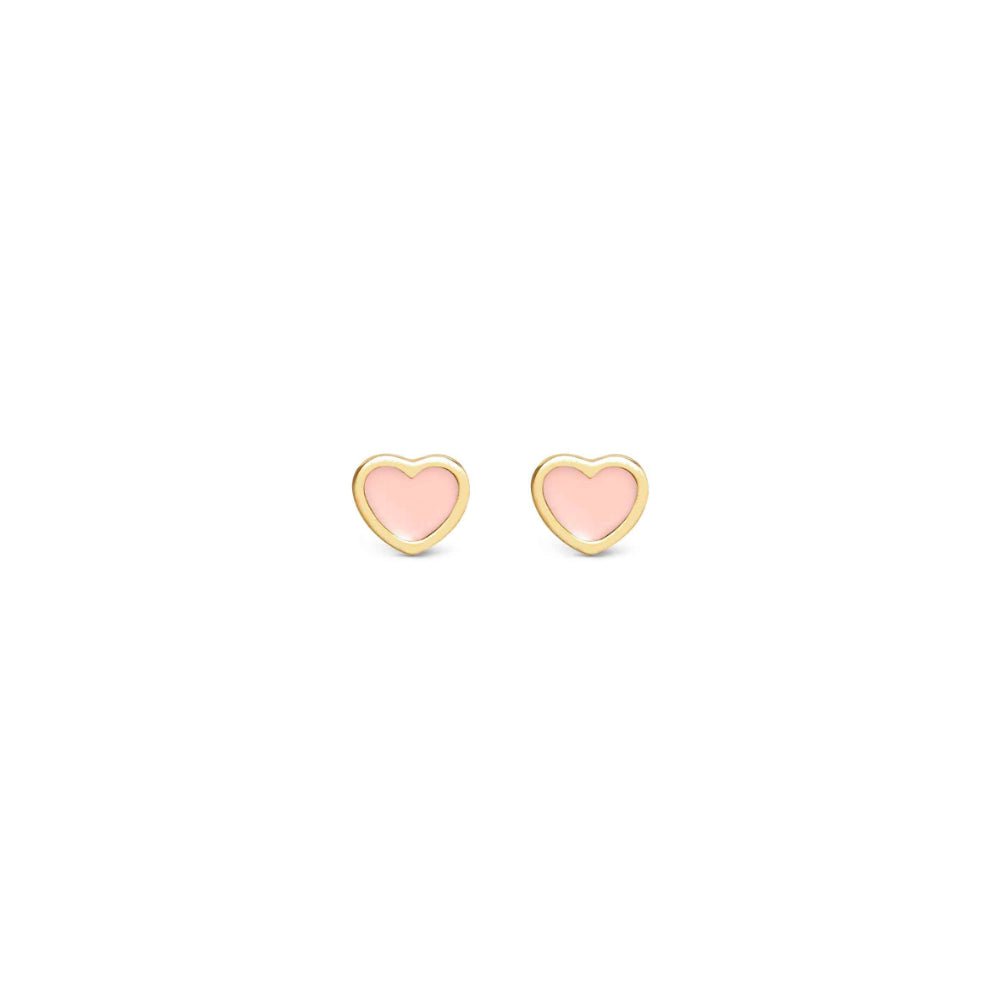 Nomination Emosfere Yellow PVD White Heart Stainless Earrings - MococoNomination134219/0368033497561831Earrings