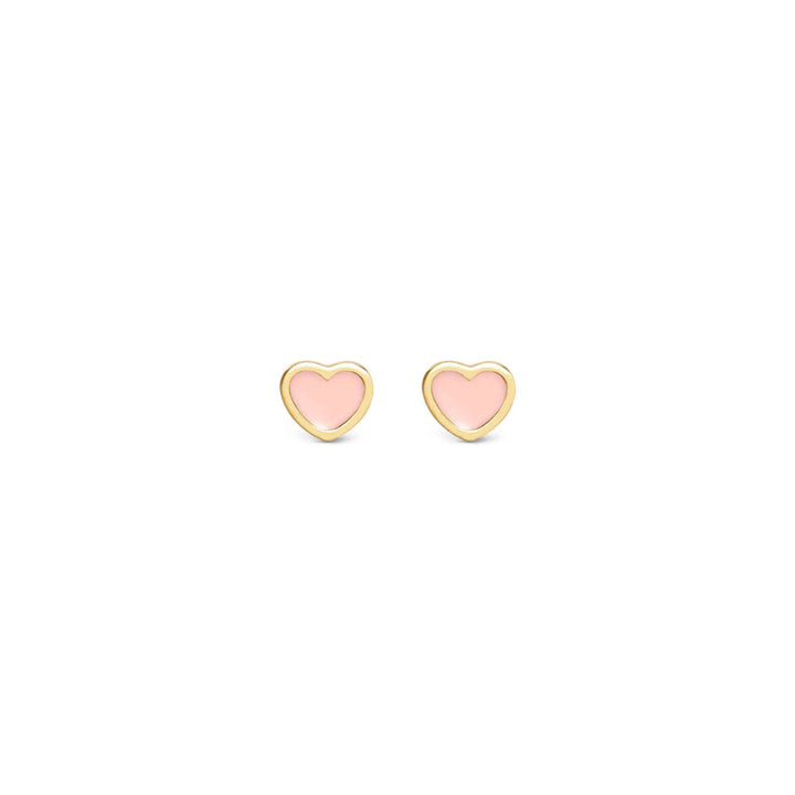 Nomination Emosfere Yellow PVD White Heart Stainless Steel Earrings image 2