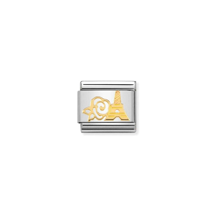 Nomination Gold and Rose Classic Symbols and and Eiffel Tower Charm - MococoNomination030162/188033497388216Charms