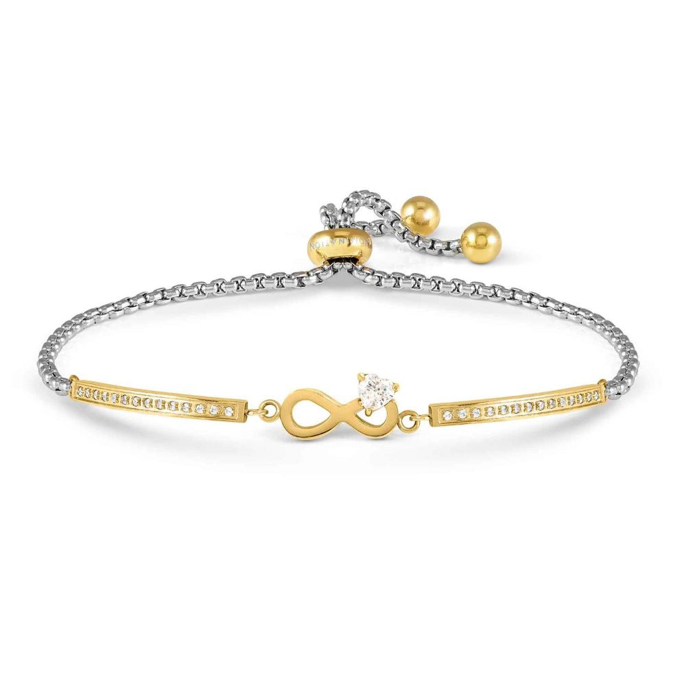 Nomination Gold and Silver Milleluci Infinity CZ Bracelet - MococoNomination028021/0248033497569752Bracelets
