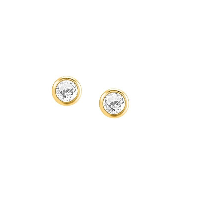 Nomination Gold Bella Cubic Zirconia Stud Earrings - MococoNomination146688/0128033497513106Earrings