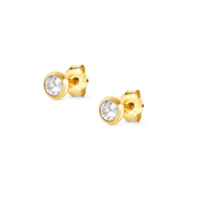 Nomination Gold Bella Cubic Zirconia Stud Earrings - MococoNomination146688/0128033497513106Earrings