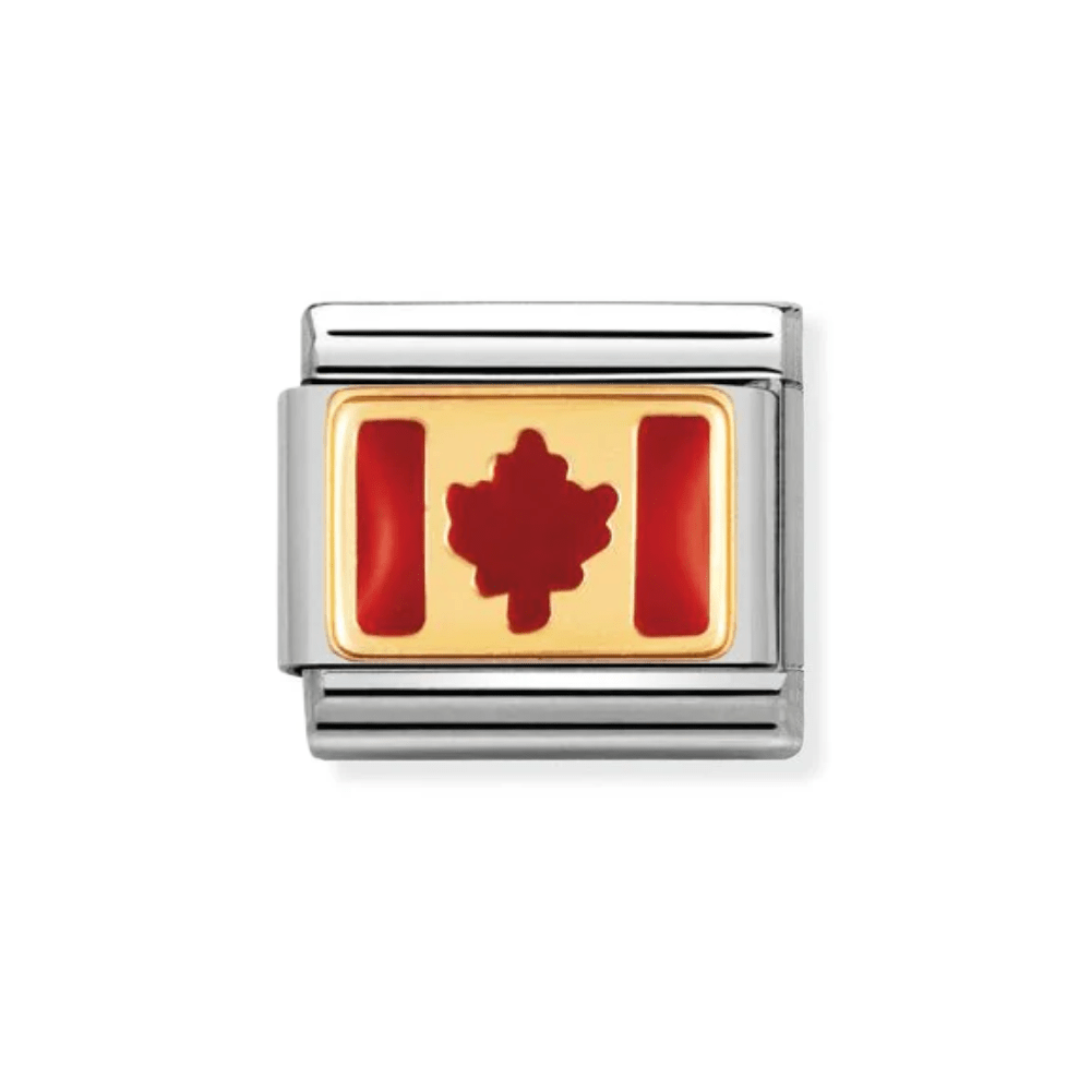 Nomination Gold Canada Enamel Charm - MococoNomination030235/058033497016638Charms