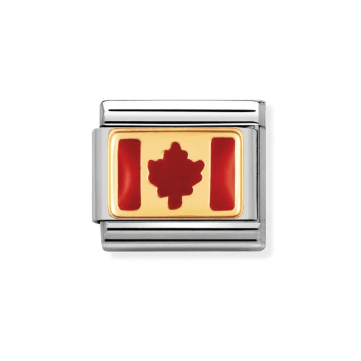 Nomination Gold Canada Enamel Charm - MococoNomination030235/058033497016638Charms