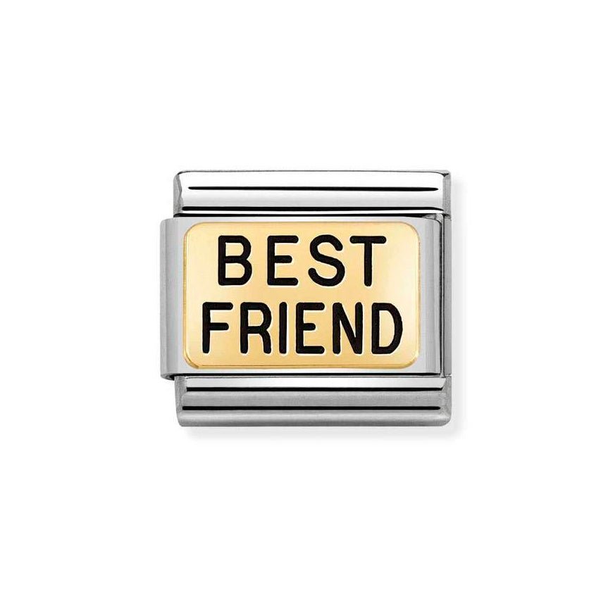 Nomination Gold Classic Best Friend Charm - MococoNomination030166/058033497505071Charms and Links