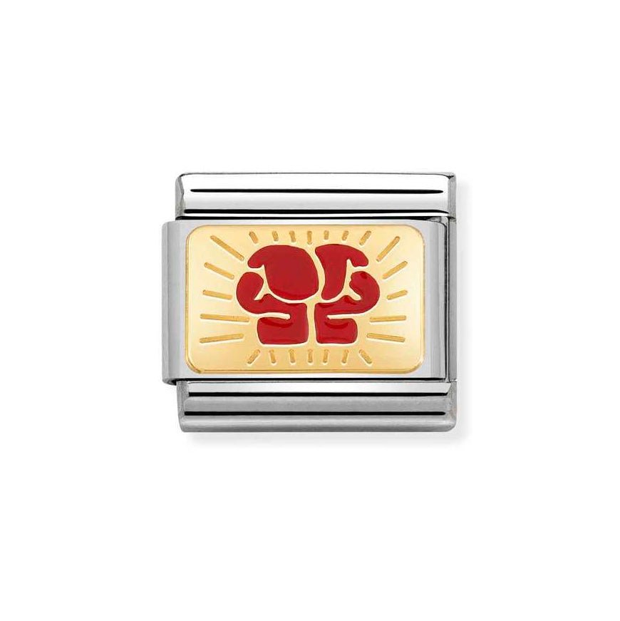 Nomination Gold Classic Boxing Gloves Charm - MococoNomination030287/108033497484079Charms and Links