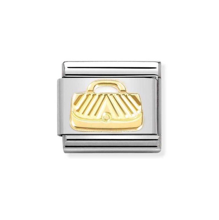 Nomination Gold Classic Diamond Etched Bag Charm - MococoNomination030149/488033497529008Charms and Links