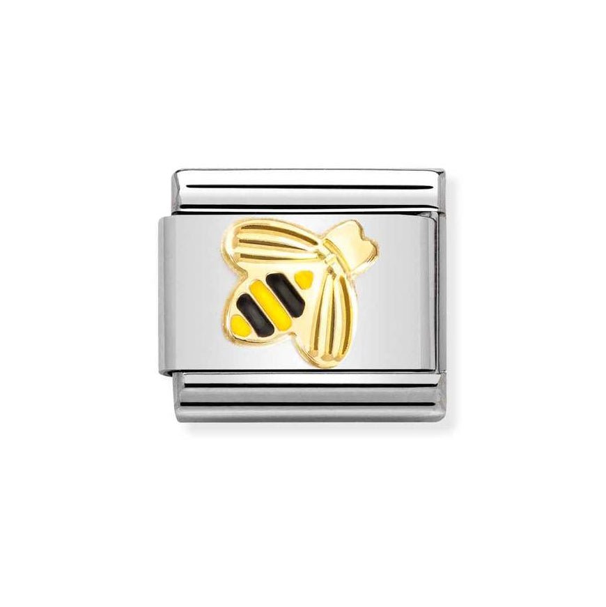 Nomination Gold Classic Diamond Etched Bee Charm - MococoNomination030285/648033497528940Charms and Links