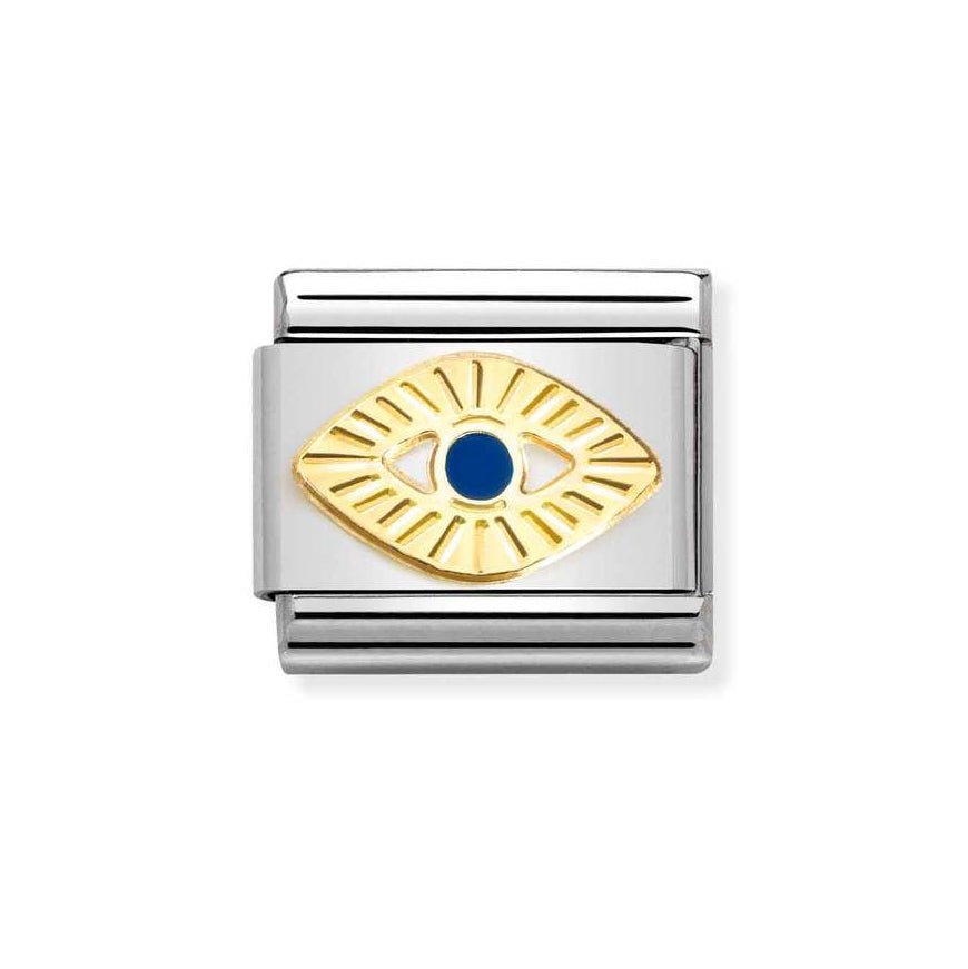 Nomination Gold Classic Diamond Etched Eye Of God Charm - MococoNomination030285/658033497528957Charms and Links