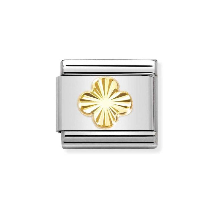 Nomination Gold Classic Diamond Etched Four Leaf Clover Charm - MococoNomination030149/528033497529046Charms and Links