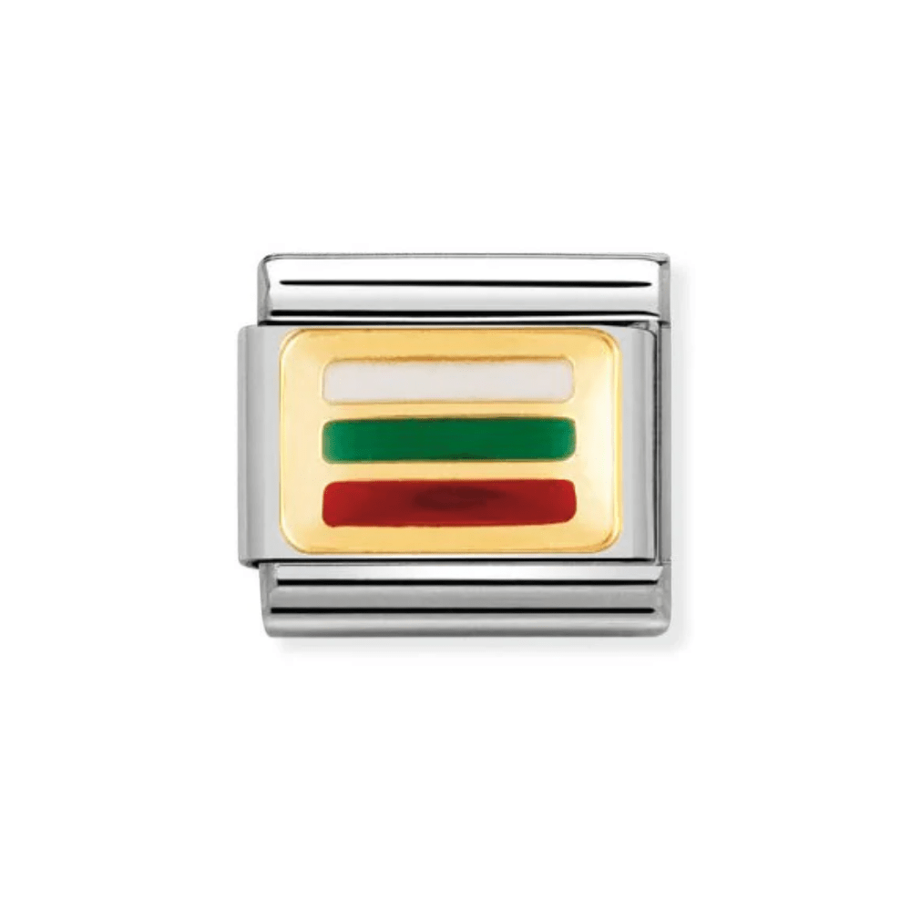 Nomination Gold Classic Europe Flag Stainless with Enamel Bulgaria Charm - MococoNomination030234/278033497041128Charms