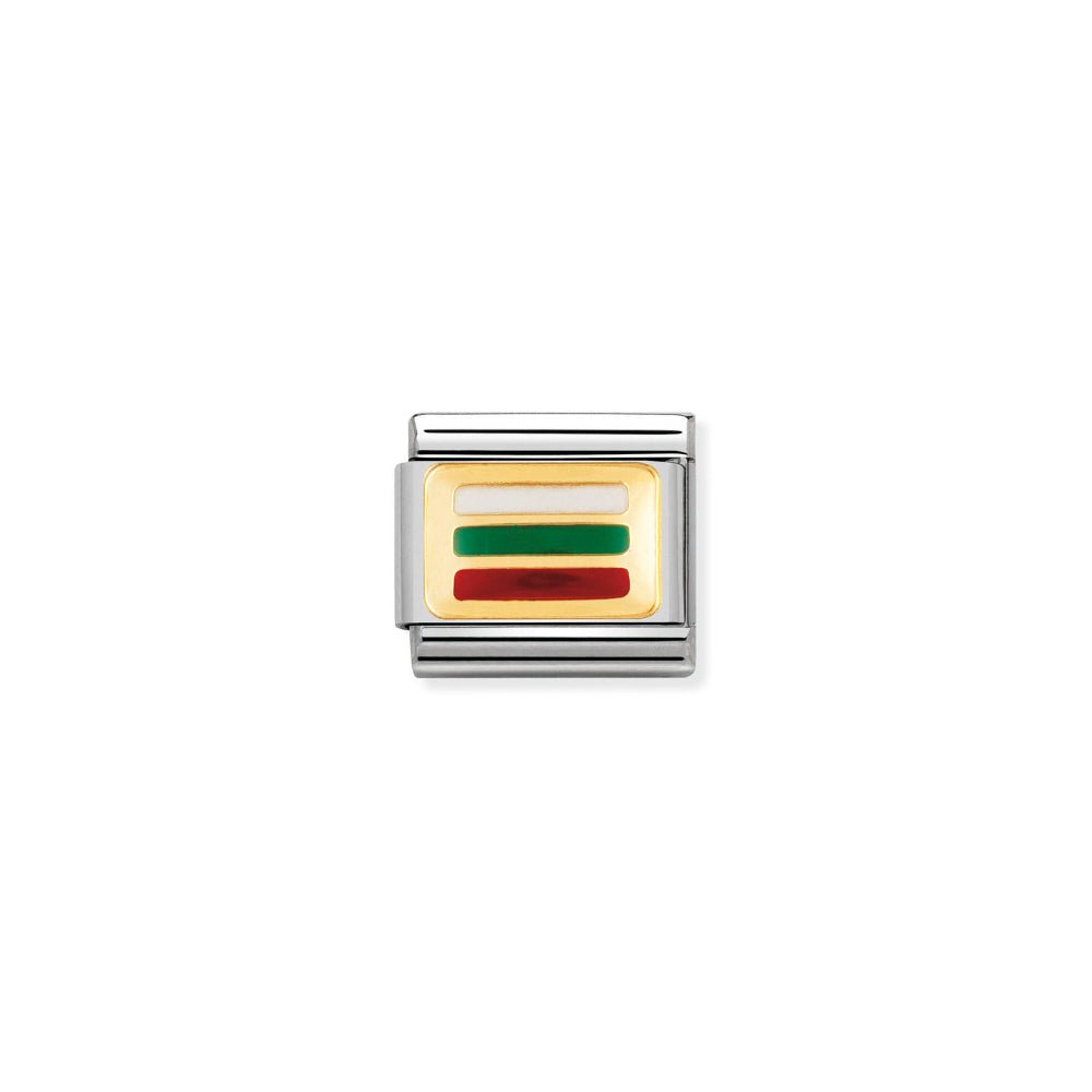 Nomination Gold Classic Europe Flag Stainless with Enamel Bulgaria Charm - MococoNomination030234/278033497041128Charms