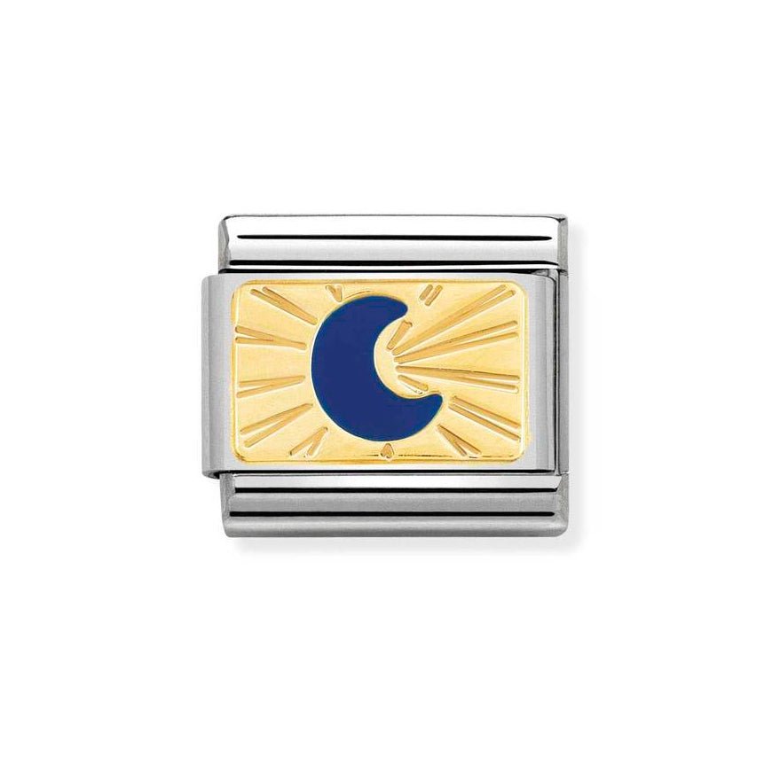 Nomination Gold Classic Moon Blue Charm - MococoNomination030284/438033497478641Charms and Links