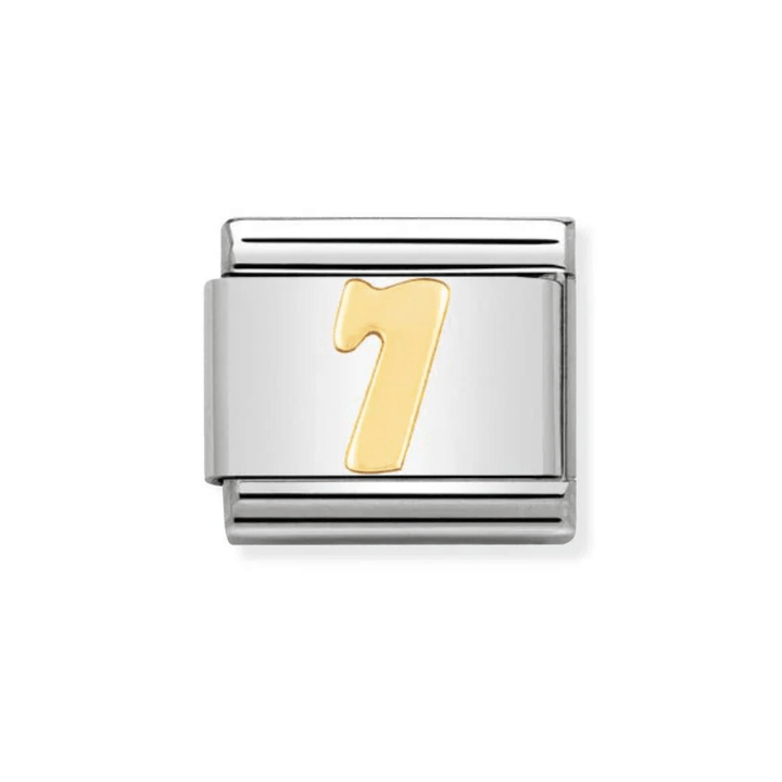 Nomination Gold Classic Number 7 Charm - MococoNomination030102/078033497010407Charms