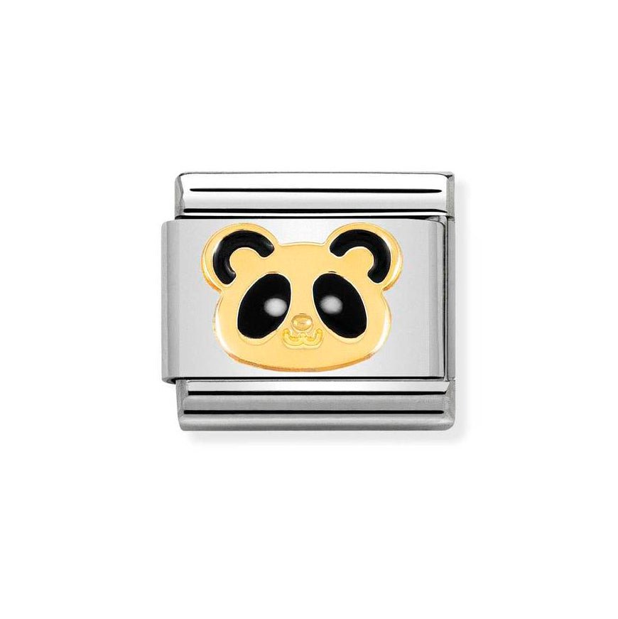 Nomination Gold Classic Panda Head Charm - MococoNomination030248/188033497483904Charms and Links