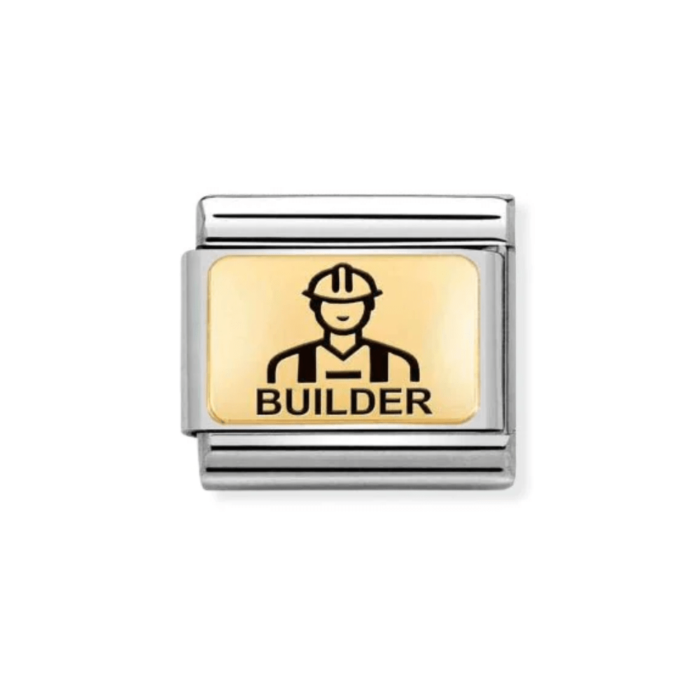 Nomination Gold Classic Plates Builder Charm - MococoNomination030166/308033497510488Charms