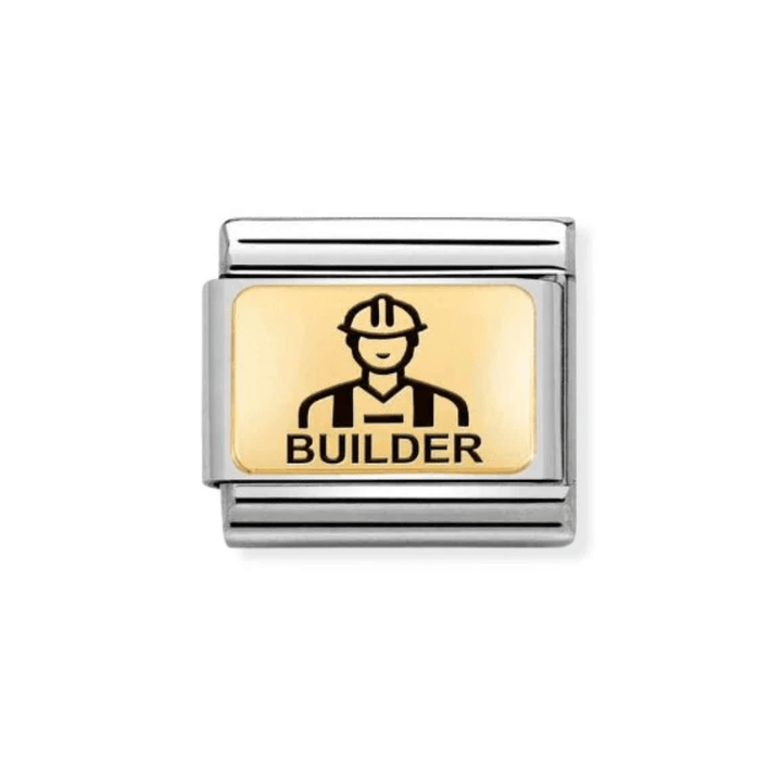 Nomination Gold Classic Plates Builder Charm - MococoNomination030166/308033497510488Charms