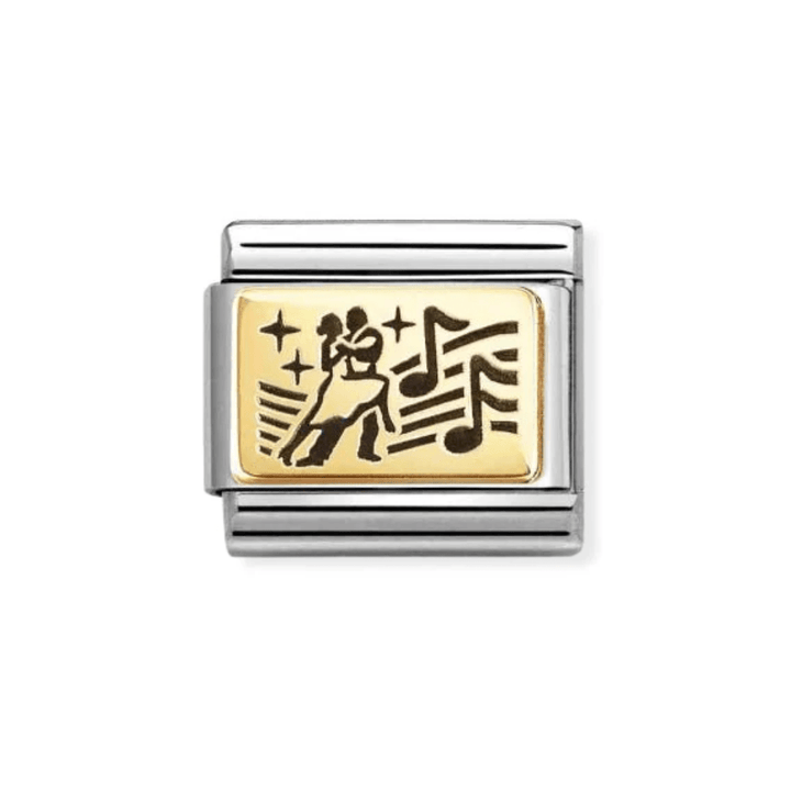 Nomination Gold Classic Plates Dance Couple Charm - MococoNomination030166/688033497568298Charms