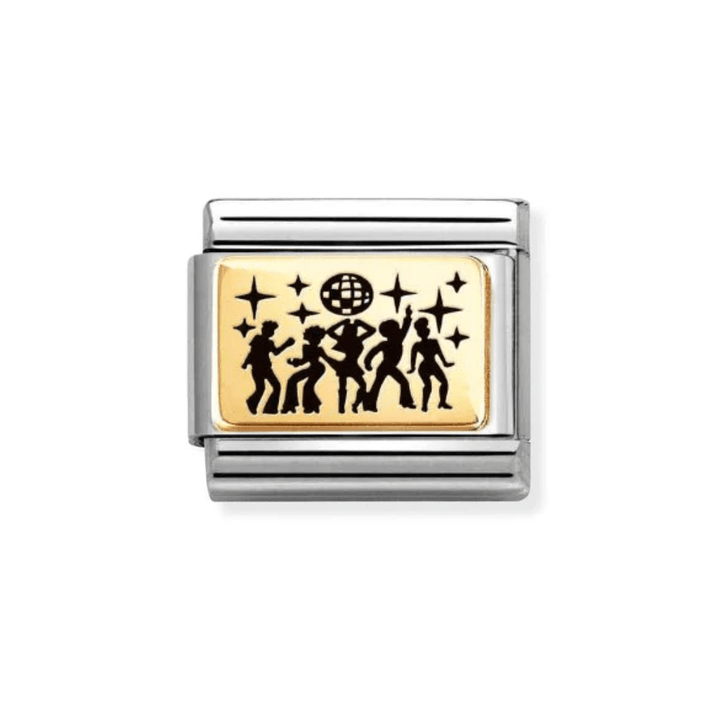 Nomination Gold Classic Plates Group Dance Charm - MococoNomination030166/428033497549037Charms