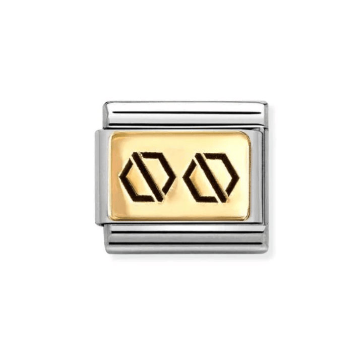 Nomination Gold Classic Plates Nuts Charm - MococoNomination030166/598033497552860Charms
