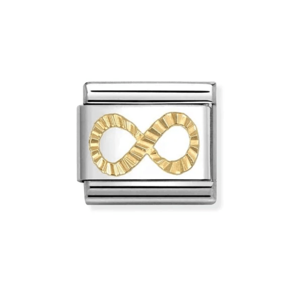 Nomination Gold Classic Symbols Diamond Cut Infinity Charm - MococoNomination030149/668033497568243Charms
