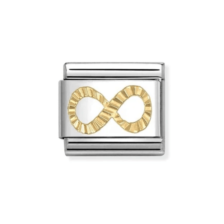 Nomination Gold Classic Symbols Diamond Cut Infinity Charm - MococoNomination030149/668033497568243Charms