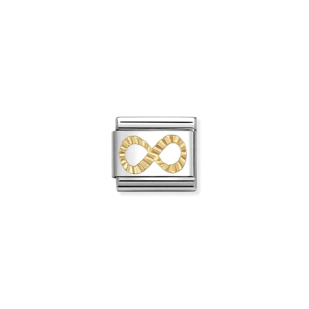 Nomination Gold Classic Symbols Diamond Cut Infinity Charm - MococoNomination030149/668033497568243Charms