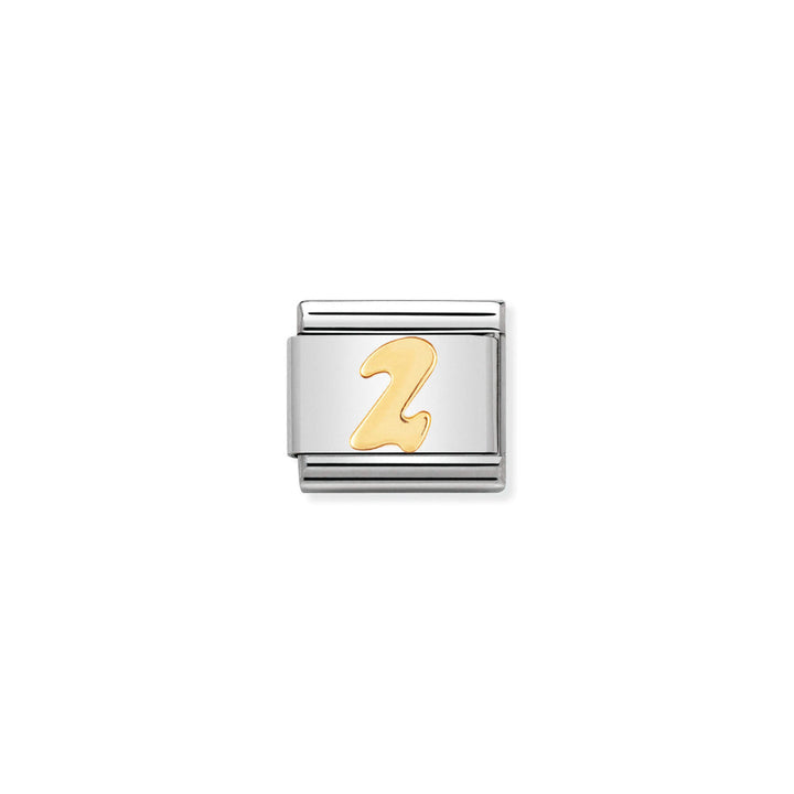 Nomination Gold Classic Number Charm Image 2