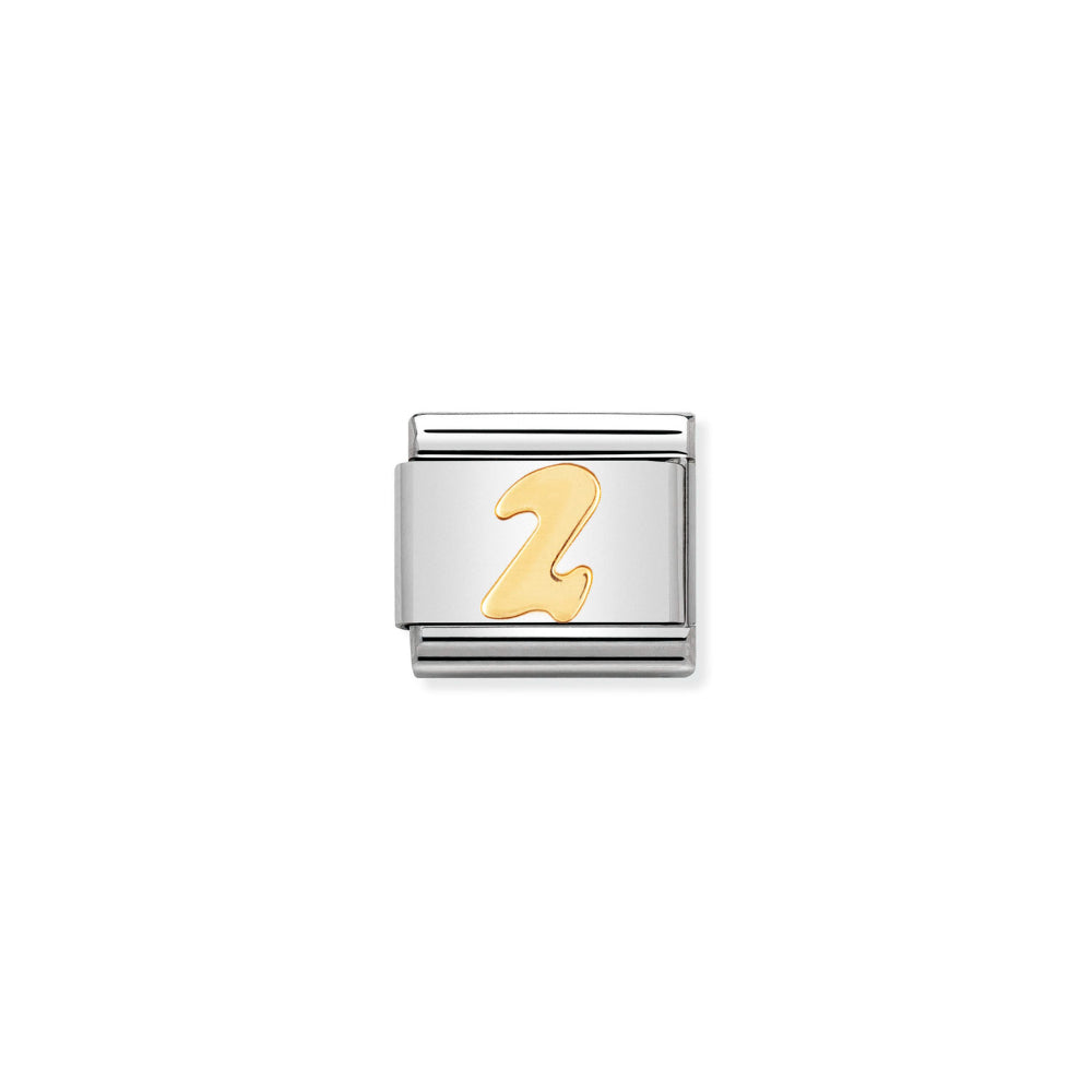 Nomination Gold Composable Classic Numbers In Stainless Steel 2 Charm Image