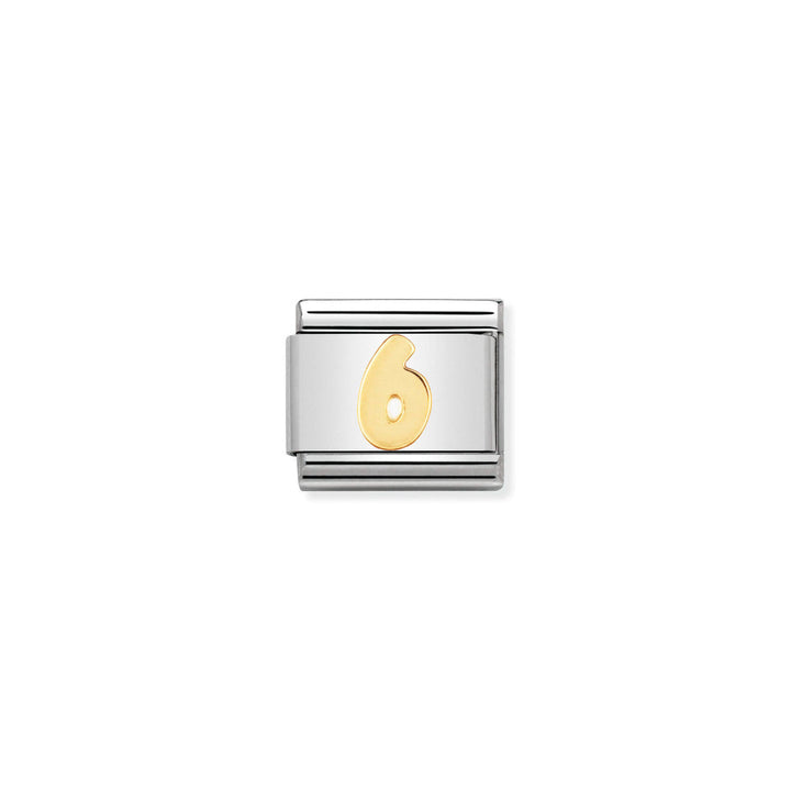 Nomination Gold Classic Number Charm Image 6