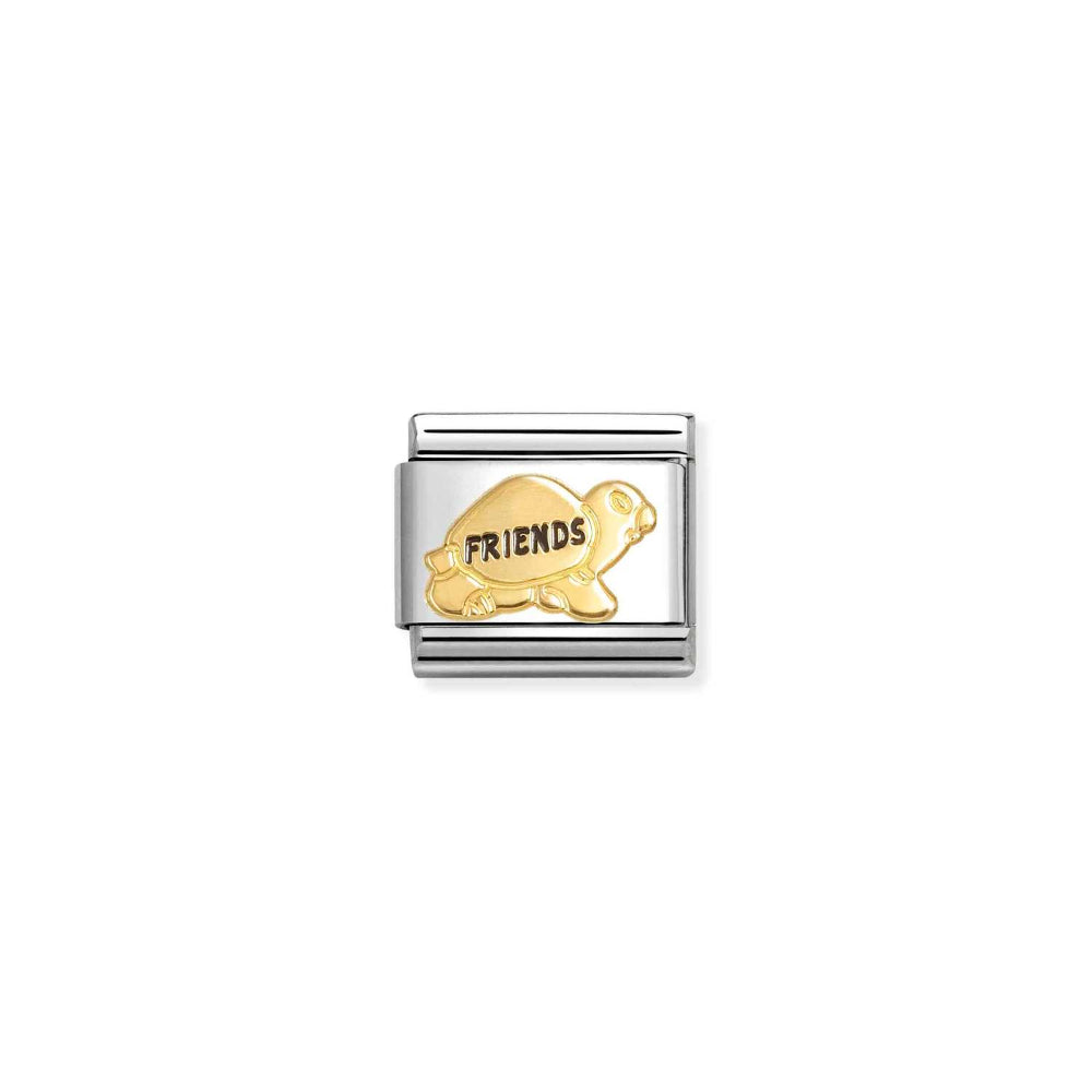 Nomination Gold Composable Classic Symbols Steel, Enamel and Friends Turtle Charm Image