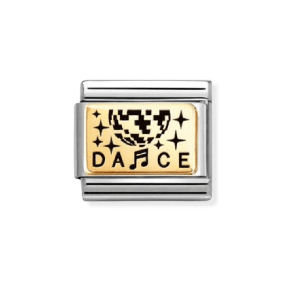 Nomination Gold Dance Glitter Ball Charm - MococoNomination030166/438033497549044Charms