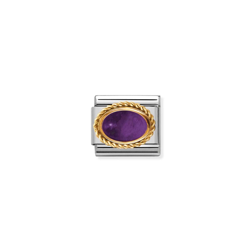 Nomination Gold February Birthstone Charm - MococoNomination030508/028033497203052Charms