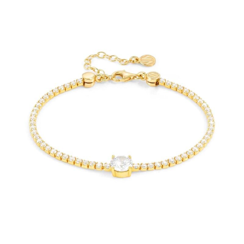 Nomination Gold Joyful Cubic Zirconia Bracelet - MococoNomination148630/0128033497530707Bracelets
