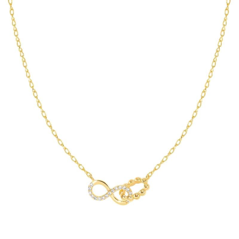 Nomination Gold Lovecloud Cubic Zirconia Infinity Necklace - MococoNomination240504/0058033497540522Necklaces