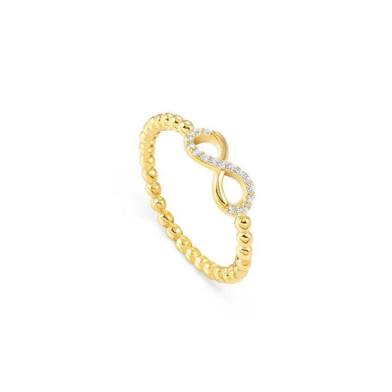 Nomination Gold Lovecloud Cubic Zirconia Infinity Ring - MococoNomination240500/005/0058033497540256Rings