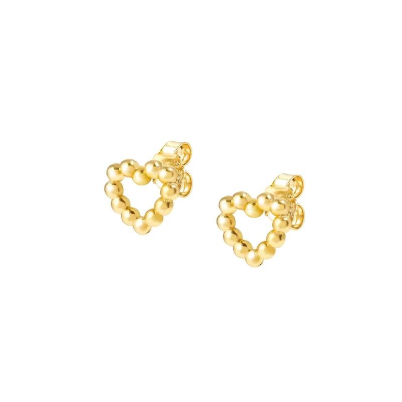 Nomination Gold Open Heart Stud Earrings - MococoNomination240506/0088033497540584Earrings
