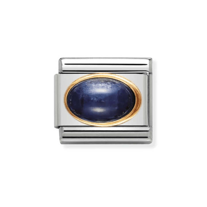 Nomination Gold Oval Sapphire Stone Charm - MococoNomination030504/088033497020208Charms
