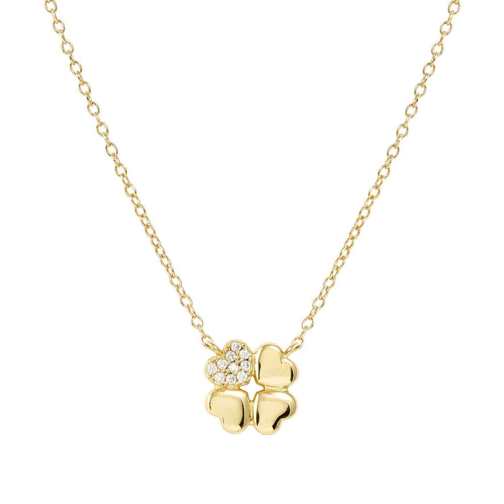 Nomination Gold Petit Sparkle Four - Leaf Clover Necklace - MococoNomination242303/0038033497572547Necklaces