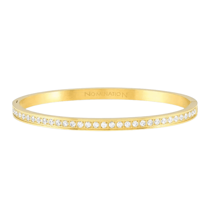Nomination Gold Pretty White CZ Bangle - MococoNomination029513/0208033497552570Bracelets
