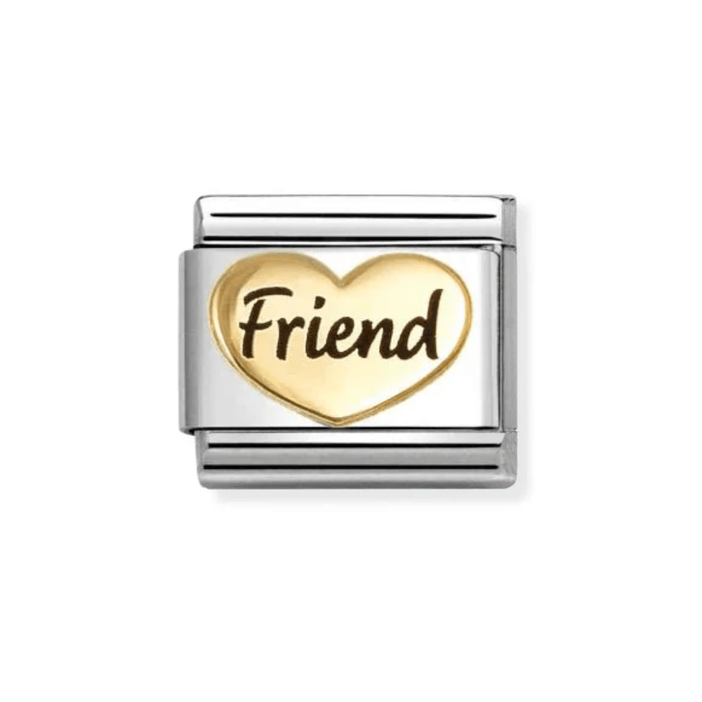 Nomination Gold Starter Bracelet With Friend Charm - MococoNominationBracelets