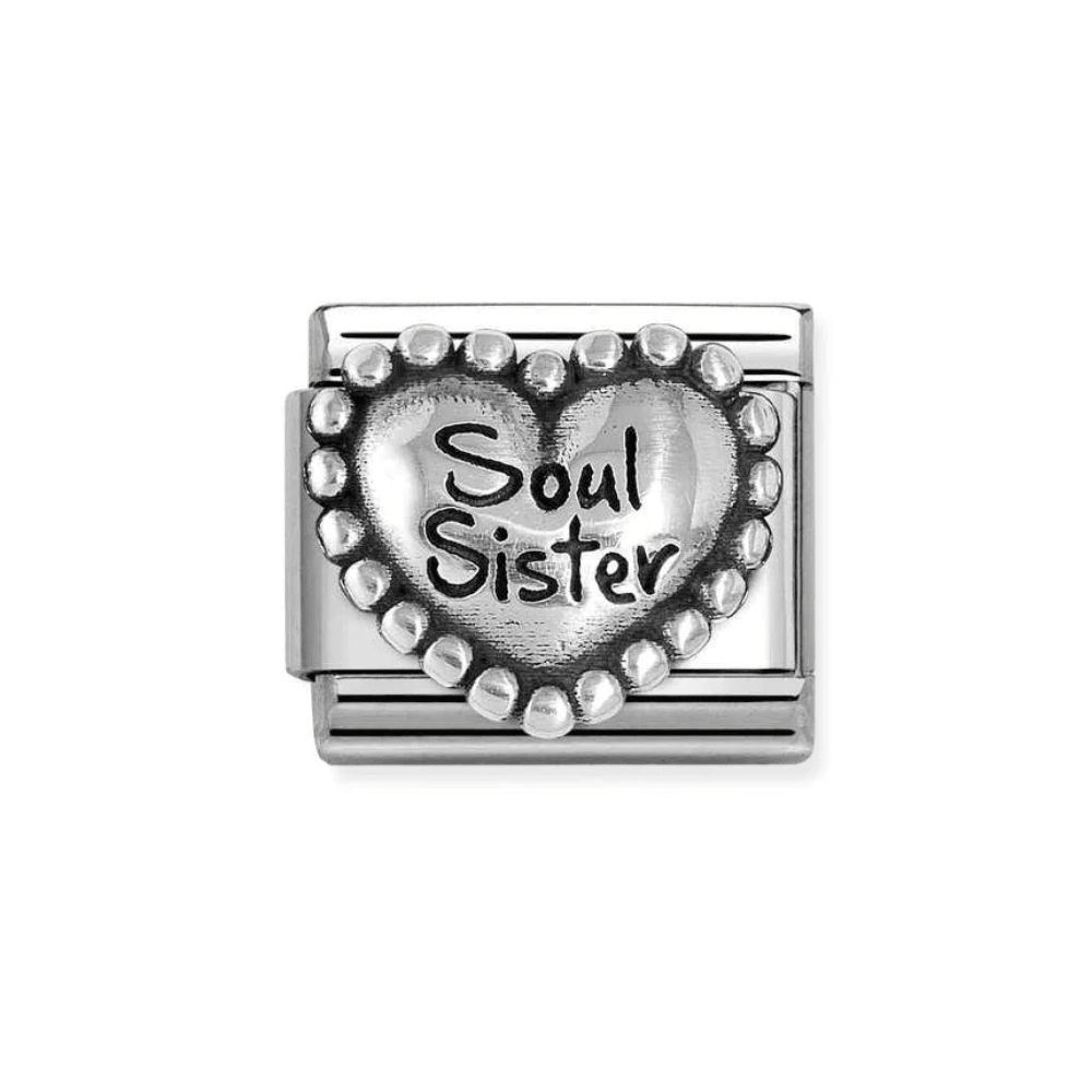 Nomination Gold Starter Bracelet With Soul Sister Beaded Heart Charm - MococoNominationBracelets