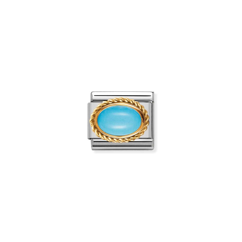 Nomination Gold Turquoise December Birthstone Stone Charm - MococoNomination030507/068033497203007Charms