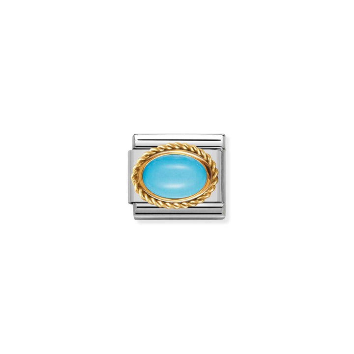 Nomination Gold Turquoise December Birthstone Stone Charm - MococoNomination030507/068033497203007Charms