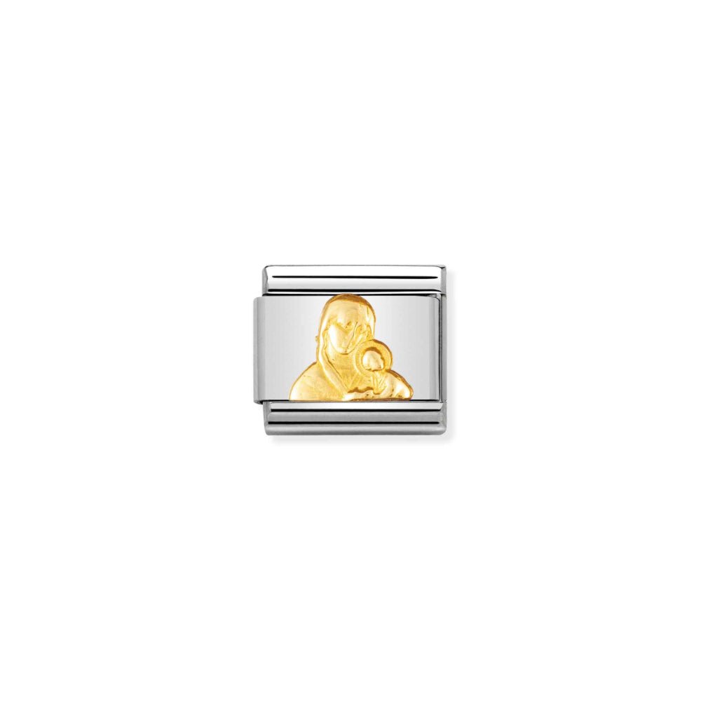 Nomination Gold Virgin Mary with Child Charm - MococoNomination030122/088033497012296Charms