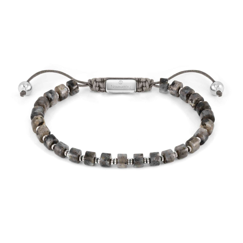 Nomination Gray Instinctstyle with Stones Jasper Bracelet Image 1