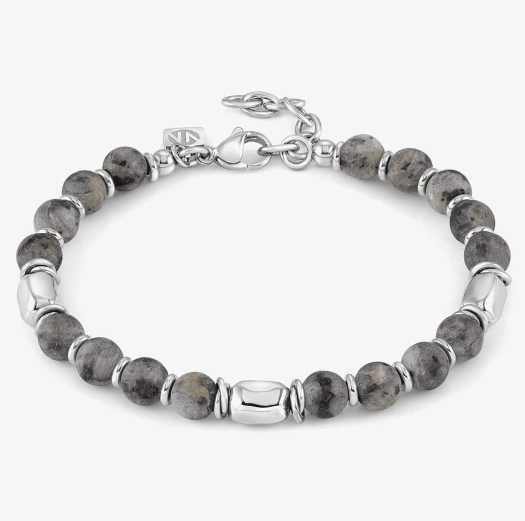 Nomination Grey Instinct Jasper Stone Beaded Mens Bracelet - MococoNomination027930/0818033497545930Bracelets