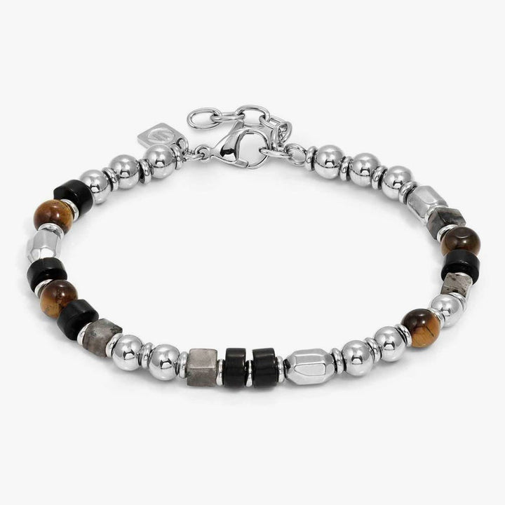 Nomination Instinctstyle Sea Edition with Nuggets and Natural Stones (Large) Mix 5 Mens Bracelet - MococoNomination027932/0658033497561022Bracelets